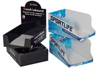 Toonbank display karton bedrukt